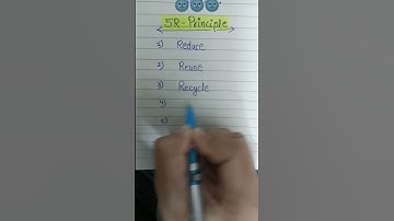5R principle🌚