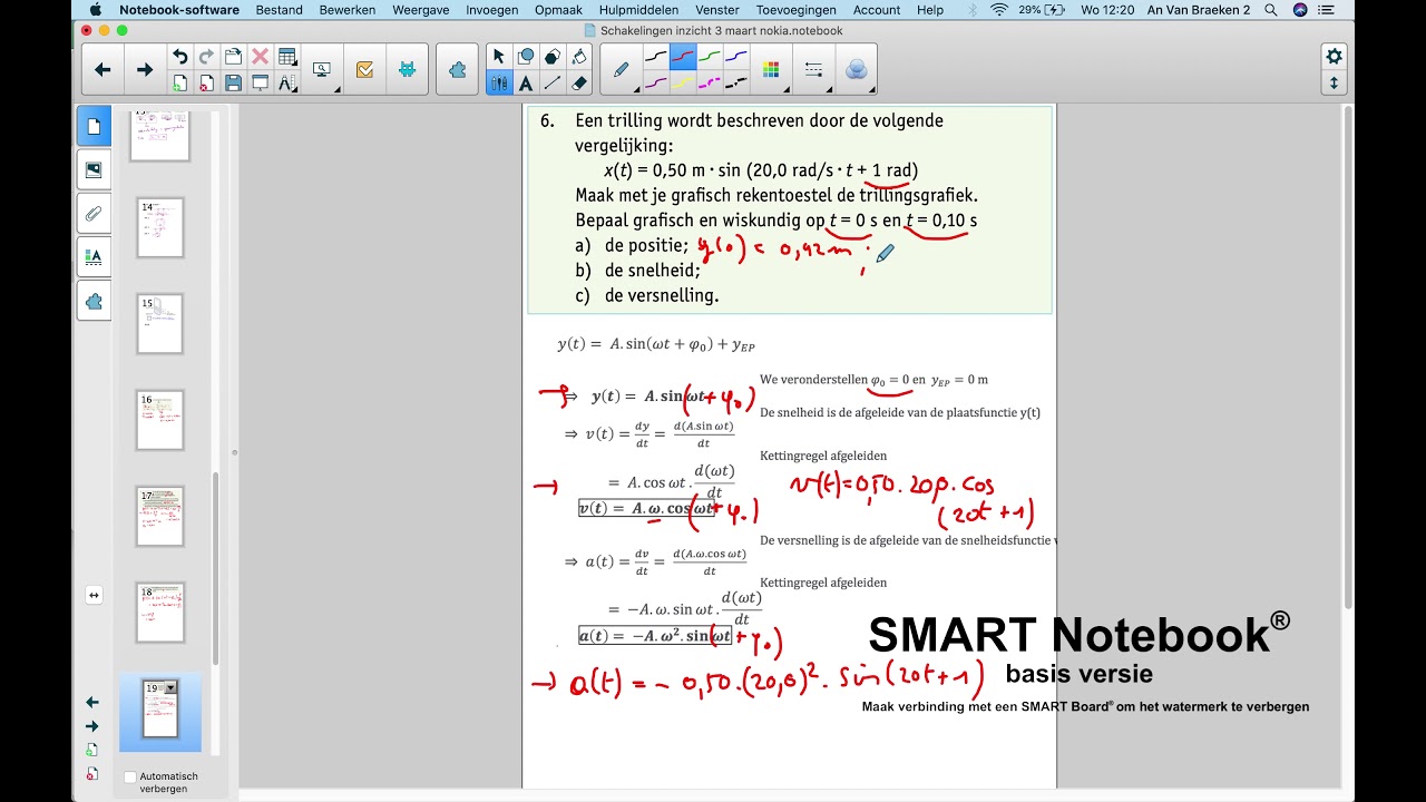 OEFENING 6 D3 H1 Trillingen Reeks 1 oef 6