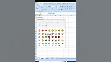 Insert emojis😊in Excel ll #excel #shorts