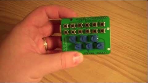 TetraStream: Algorithmic Music with the Tactile Shield