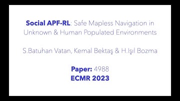 Social APF-RL : Safe and Mapless Navigation in Unknown & Human Populated Environments