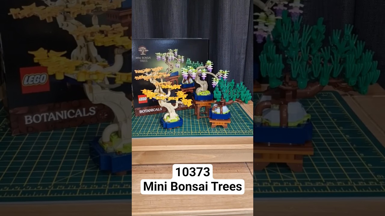 Lego The Botanical Collection 10373 - Mini Bonsai Trees - Speed Build - 