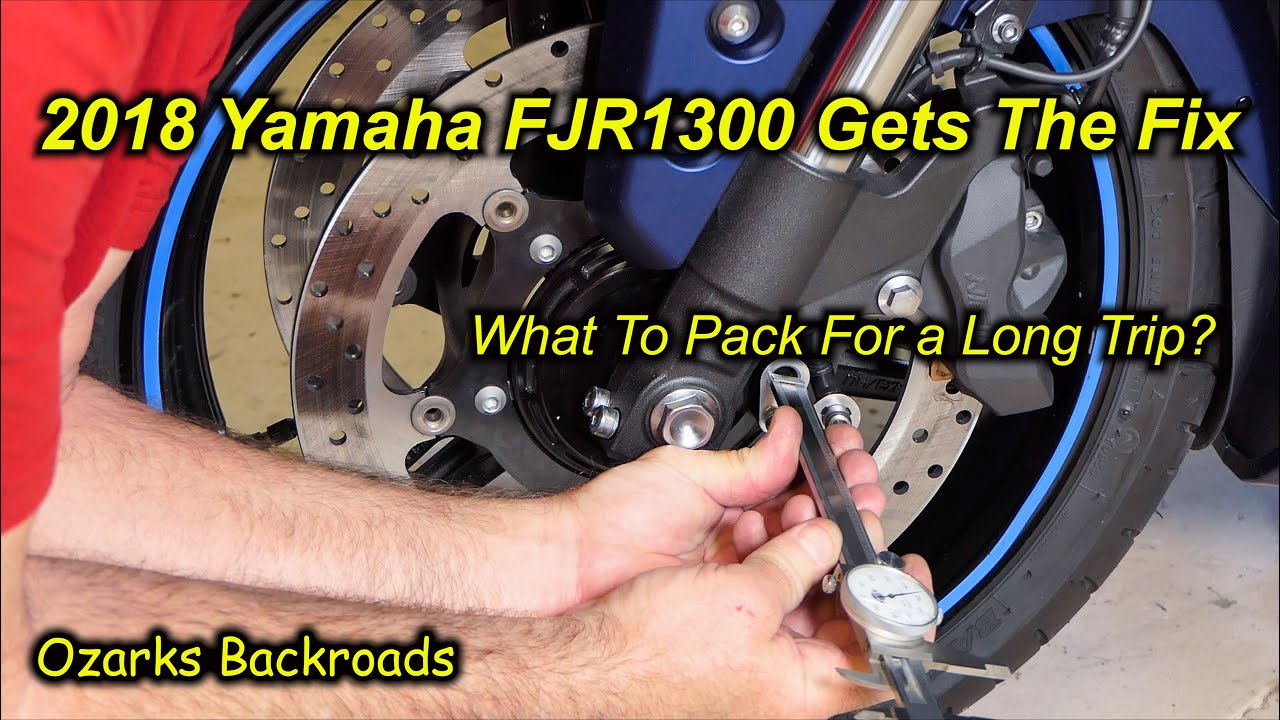 FJR1300 2018 года получил исправления. Что мне теперь брать с собой?