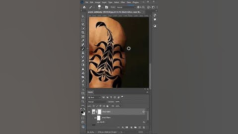 Add Amazing Tattoos Under 1 Minutes with Photoshop!