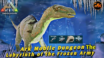ark mobile | Dungeon | the Labyrinth of the frozen army | ark survival evolved | platinum Dk Gaming