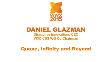 "Quaxe, infinity and beyond" by Daniel Glazman