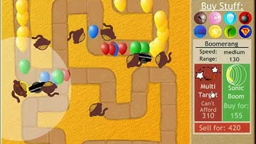 LETS PLAY BLOONS TOWER DEFENSE 2 - TRACK HARD- LEVELS 1-50