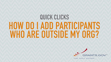 Quick Clicks: How Do I Add Participants Who Are Outside My Organization?