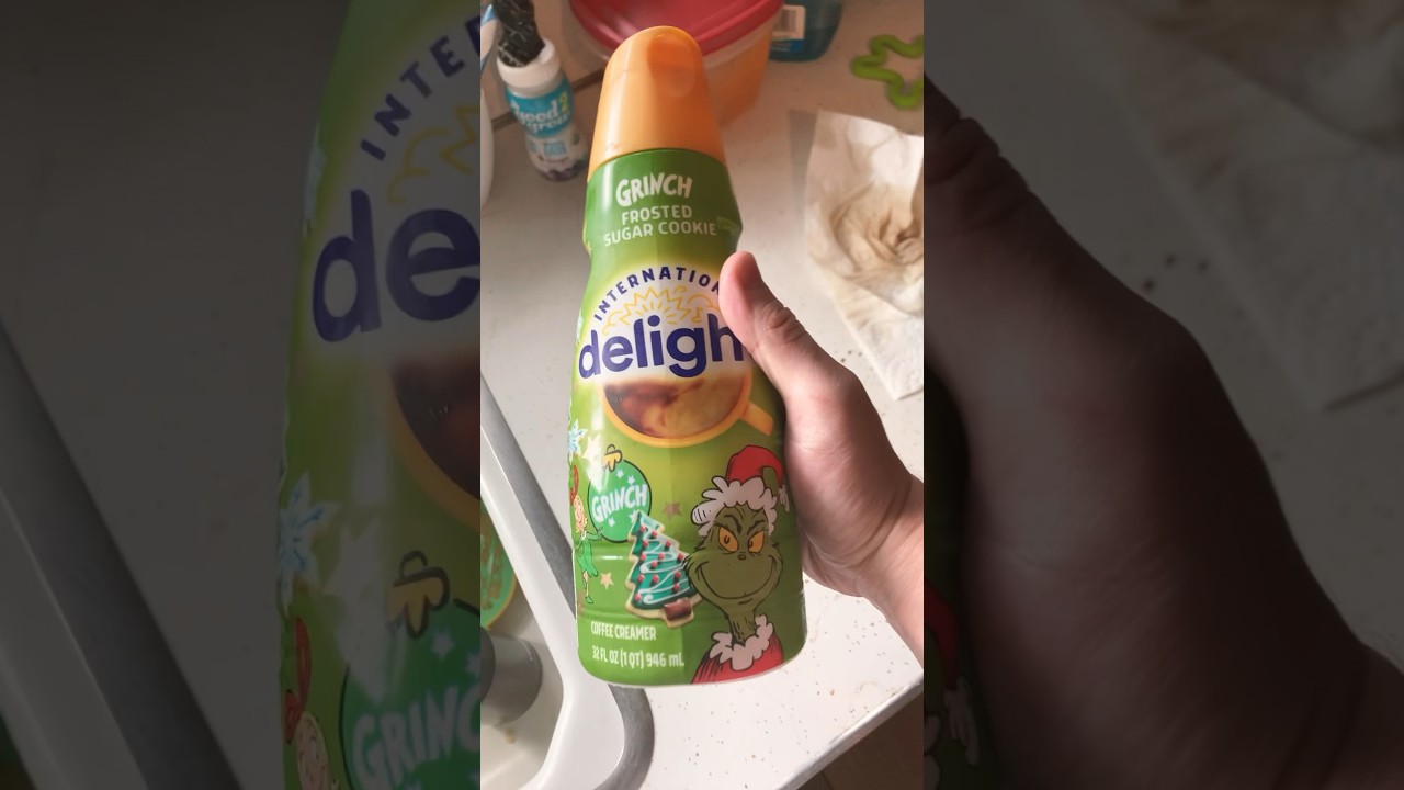 Grinch Frosted Sugar Cookie Coffee Creamer Review from