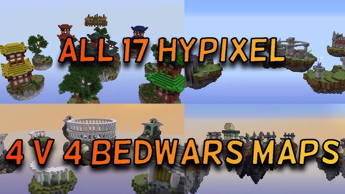 Fully Working Bed Wars Map w/ Download : r/Minecraft