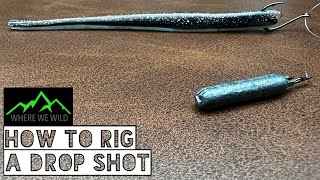 How to rig a DROP SHOT - Tutorial, Tips & Tricks