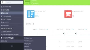 Adding Administrators and Granting Permissions in PrestaShop 1.6.x