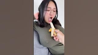 Aroomi Kim sucks banana. #trending #love #ytshorts #youtubeshorts #shorts