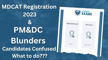 MDCAT Registration 2023 blunders. || Mdcat registration issues
