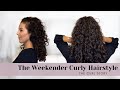 The Weekender // Casual Hairstyle for Curly Hair  |  The Curl Story