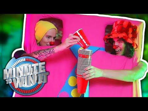 Impossible Minute Challenges While Stuck Together!