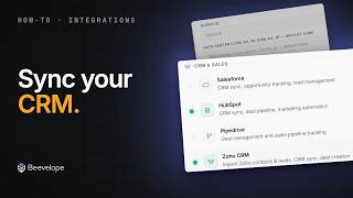 Information Beevelope | Connect CRM | Walkthrough Update