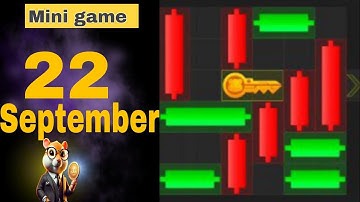 22 September Mini Game Key 100% Solved | Hamster Kombat Puzzle For September 22 Today | mini game