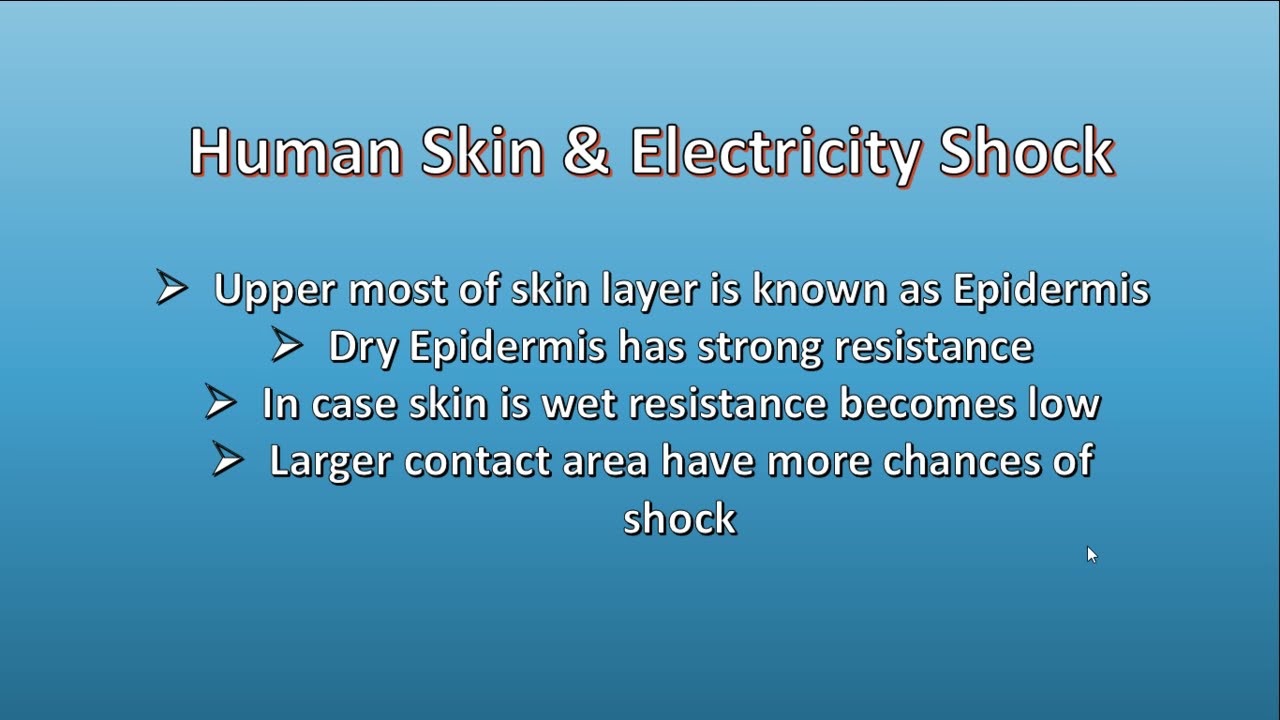 Electricity Shock Effects |OSHA | Safety Measures