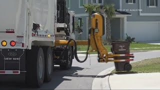 City of St. Augustine announces new automated side load sanitation truck