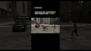 Dinosaur Size Comparison in First Person 🦖 | Part 1