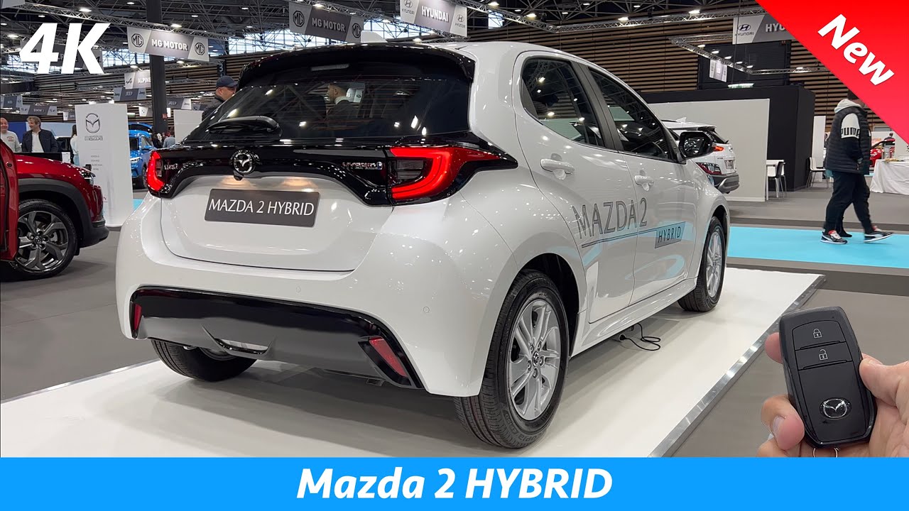 Mazda 2 HYBRID 2023 - ПОЛНЫЙ обзор в 4K | Экстерьер - Интерьер, Цена (двигатель SkyActiv больше НЕТ)