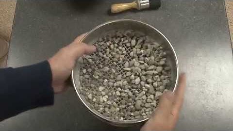 Hand Sieving Method for Materials Sieve Analysis