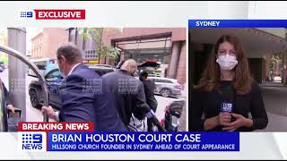 Brian Houston returns from quarantine | Channel 9 | 1st October 2021