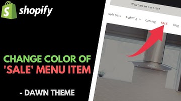 Shopify Dawn Theme: Change Color of SALE Menu Item in Navigation