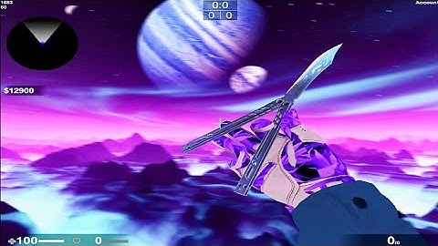 Standoff 2 Butterfly Knife Cold Flame 💙- Strike Port Destruction Legacy - CSGO Mobile FPS Android