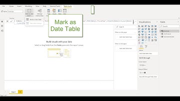 Mark Date Dimension as Date Table in Power BI