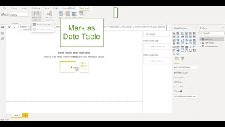 mark date dimension as date table in power bi