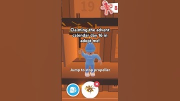 Claiming the advent calendar day 16 in adopt me! #roblox #adoptme