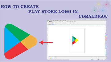 How to Create Google Play Store Logo in CorelDRAW | CorelDRAW Logo Design Tutorial