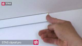 STAS Cliprail Pro Picture & Art Hanging System from Quadro Art Hanging Systems