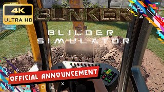 Bunker Builder Simulator | Official Announcement Trailer | (4K)