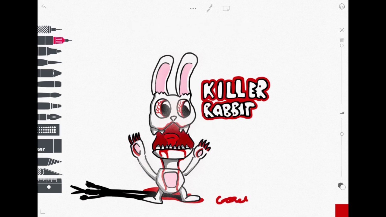 Killer Rabbit Cartoon