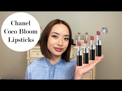 Chanel Coco Bloom Lipsticks Review