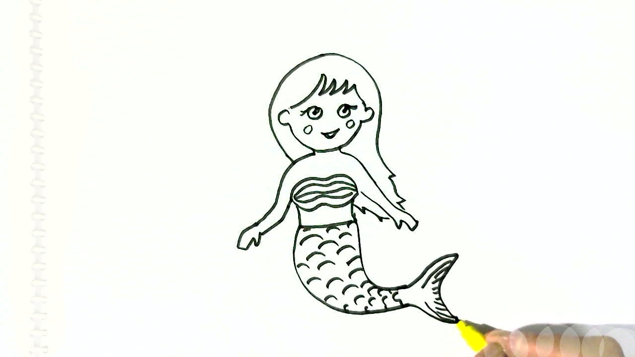 Featured image of post How To Draw A Mermaid Easy Step By Step For Beginners : Easy step by step tutorial for beginners.🙃.