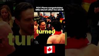 Pierre Poilievre Congratulates Mike Malott After HUGE UFC Winnipeg Win 🇨🇦🔥  #pov