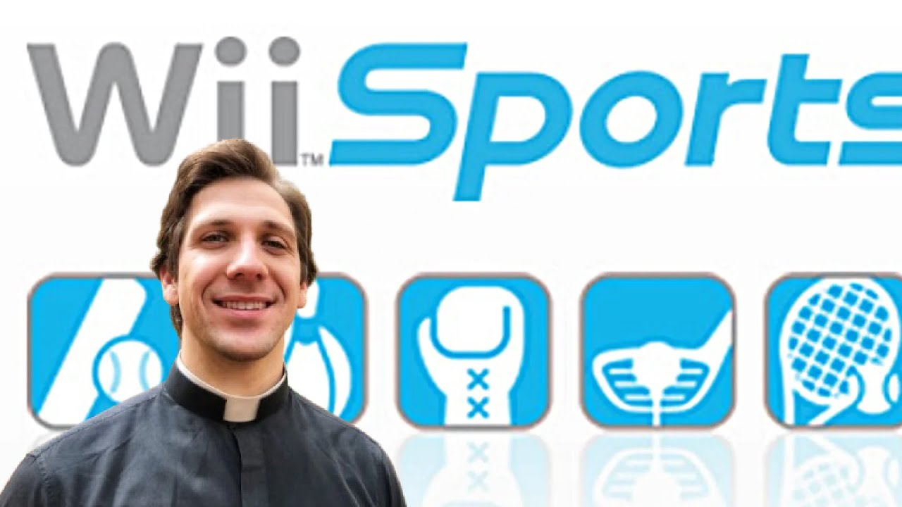 Fr David Michael Moses' Priests vs Seminarians Wii Sports Game.