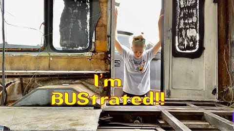 BUS to TINY HOME| Removing RUST | REBUILDING AFTER HURRICANE IAN