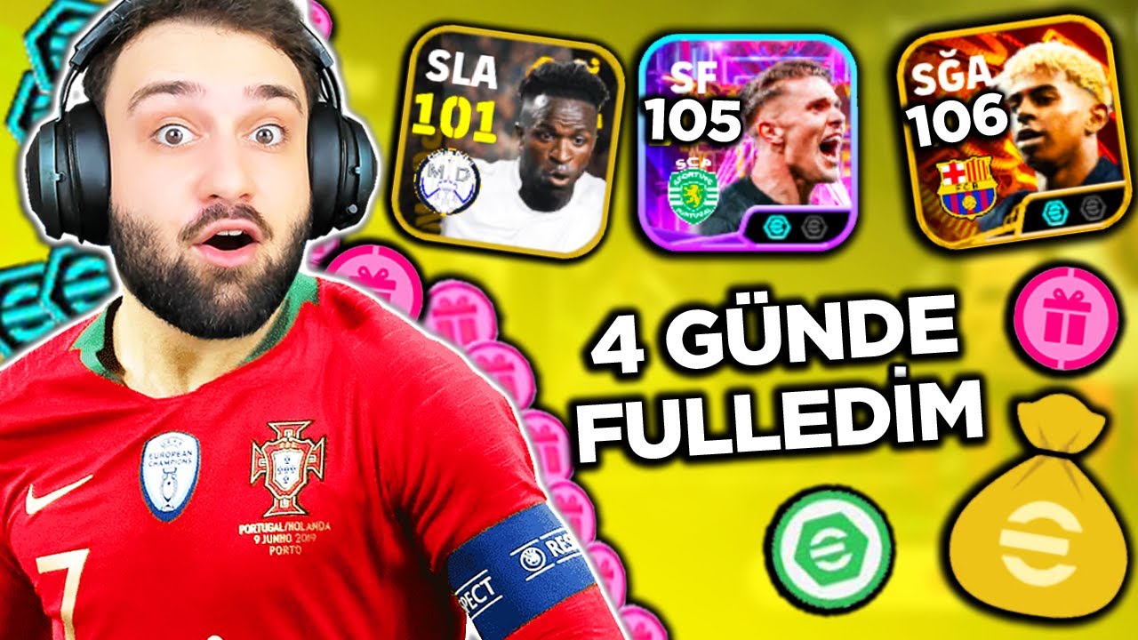 SIFIR HESABI 2500 TL İLE FULLEDİM 🏆 eFootball 2025 Mobile