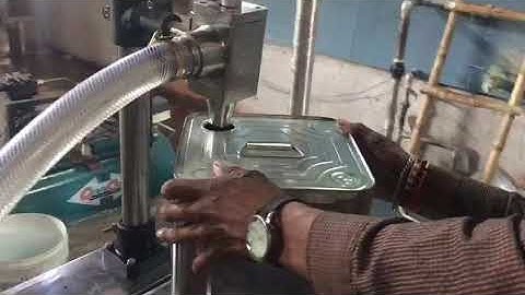 15 Liter Tin Filling machine with loadcell base