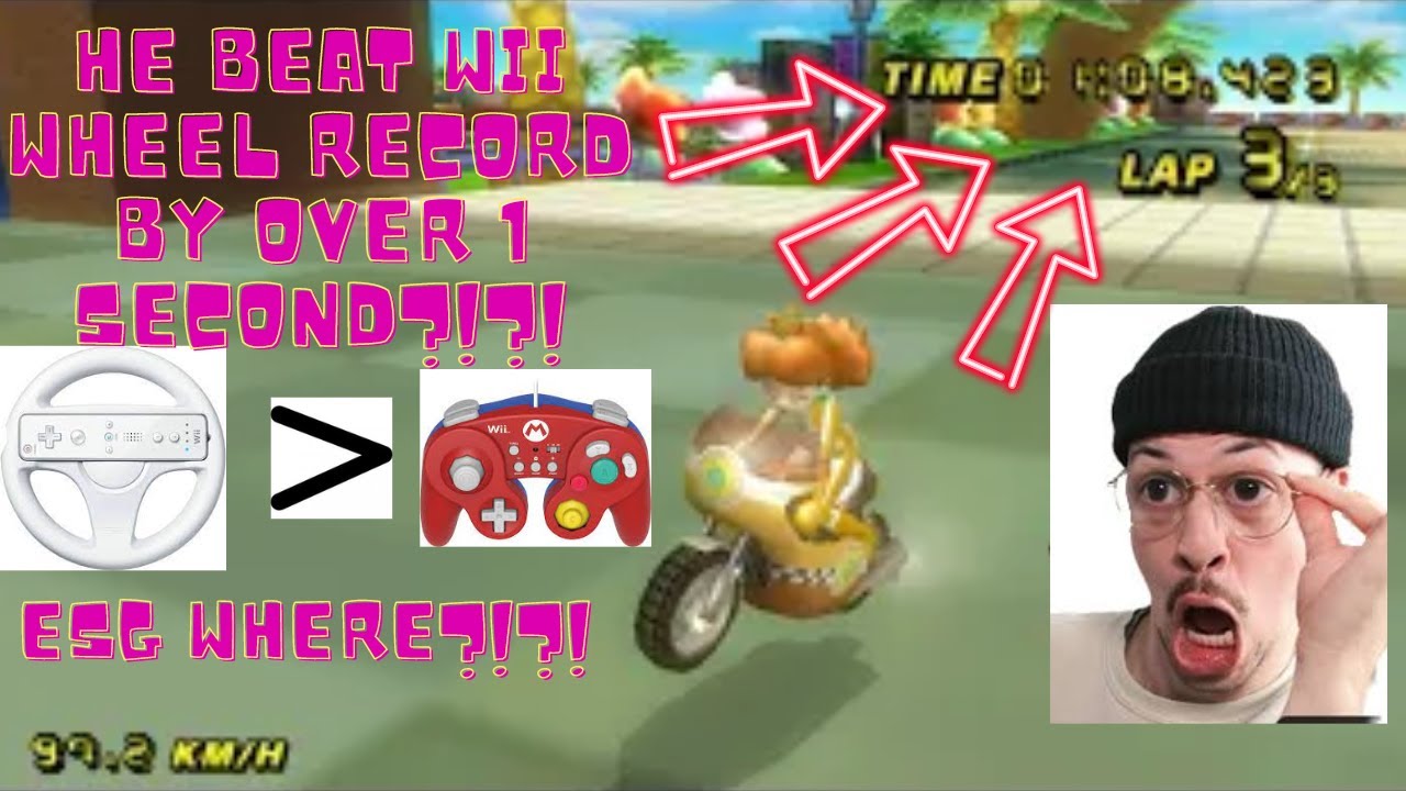 I AM THE FIRST WII WHEELER TO BEAT THE ESG ON COCONUT MALL 200CC!!!