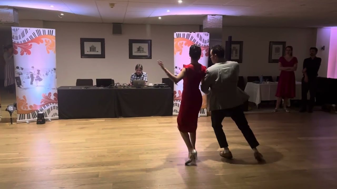 Mickey and Natalia at Slow Bal  weekender, Torquay 2024