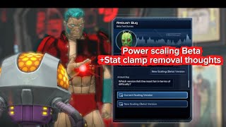 DCUO Stat clamp removal thoughts + Beta scaling event 