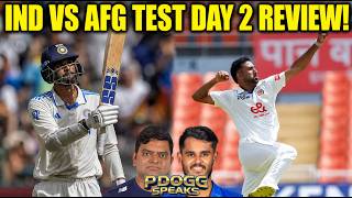 564/8 DEC! 😱 | Saleem's Heroics & Sundar's Impact | IND vs AFG Day 2 Review