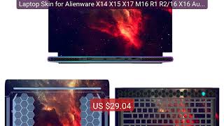 Laptop Skin for Alienware X14 X15 X17 M16 R1 R2/16 X16 Aurora ... — Best Buy 2026 | Great Quality!