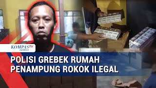 Polisi Grebek Rumah Penampung Rokok Ilegal di Madiun, Ribuan Batang Disita!